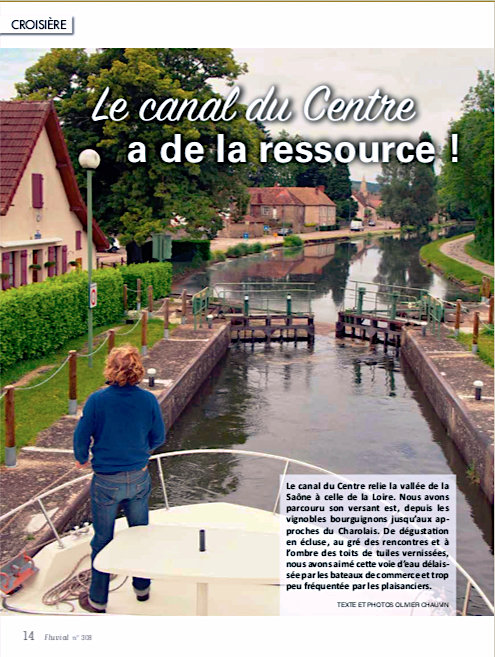 Le canal du Centre a de la ressource - Fluvial n°308