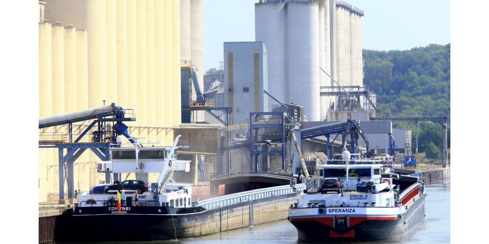 Le port de Metz est l’un des plus gros ports céréaliers de France. (Photo ER /Karim SIARI)