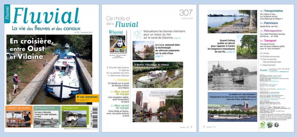 Fluvial n° 307 - Novembre 2020