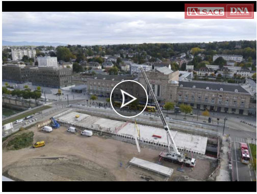 [Vidéo L'Alsace] Mulhouse : le canal ressurgit devant la gare 